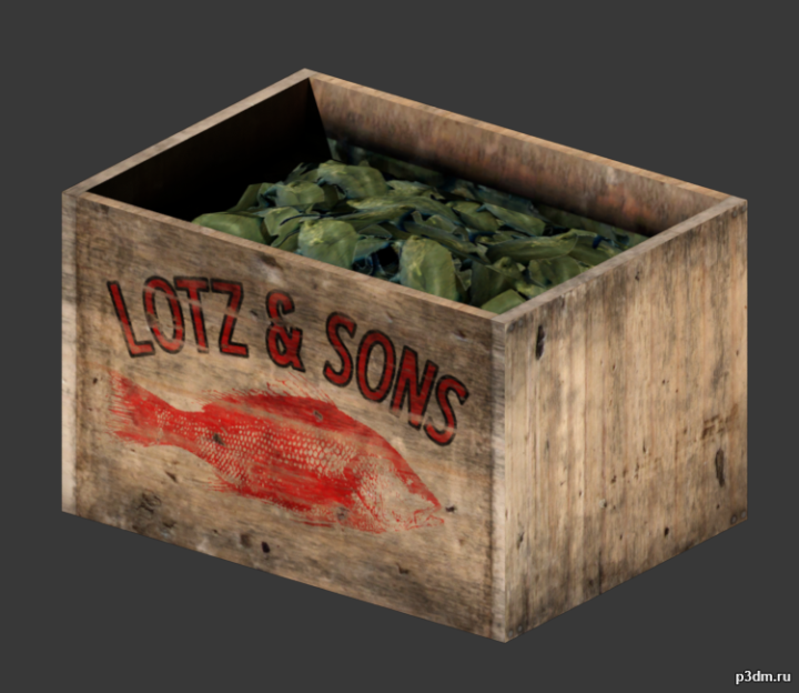 Fishcrate 3D Model