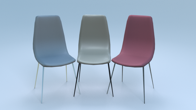 Chair2 for cafe 3D Model