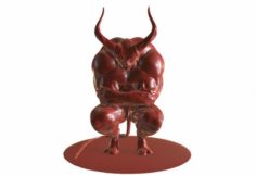 Statuette – devil 3d print model 3D Model
