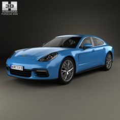 Porsche Panamera 4S 2016 3D Model