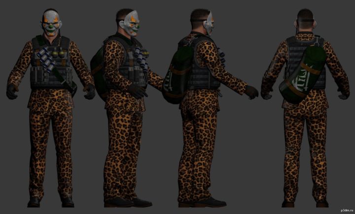 Leopard killjoy 3D Model