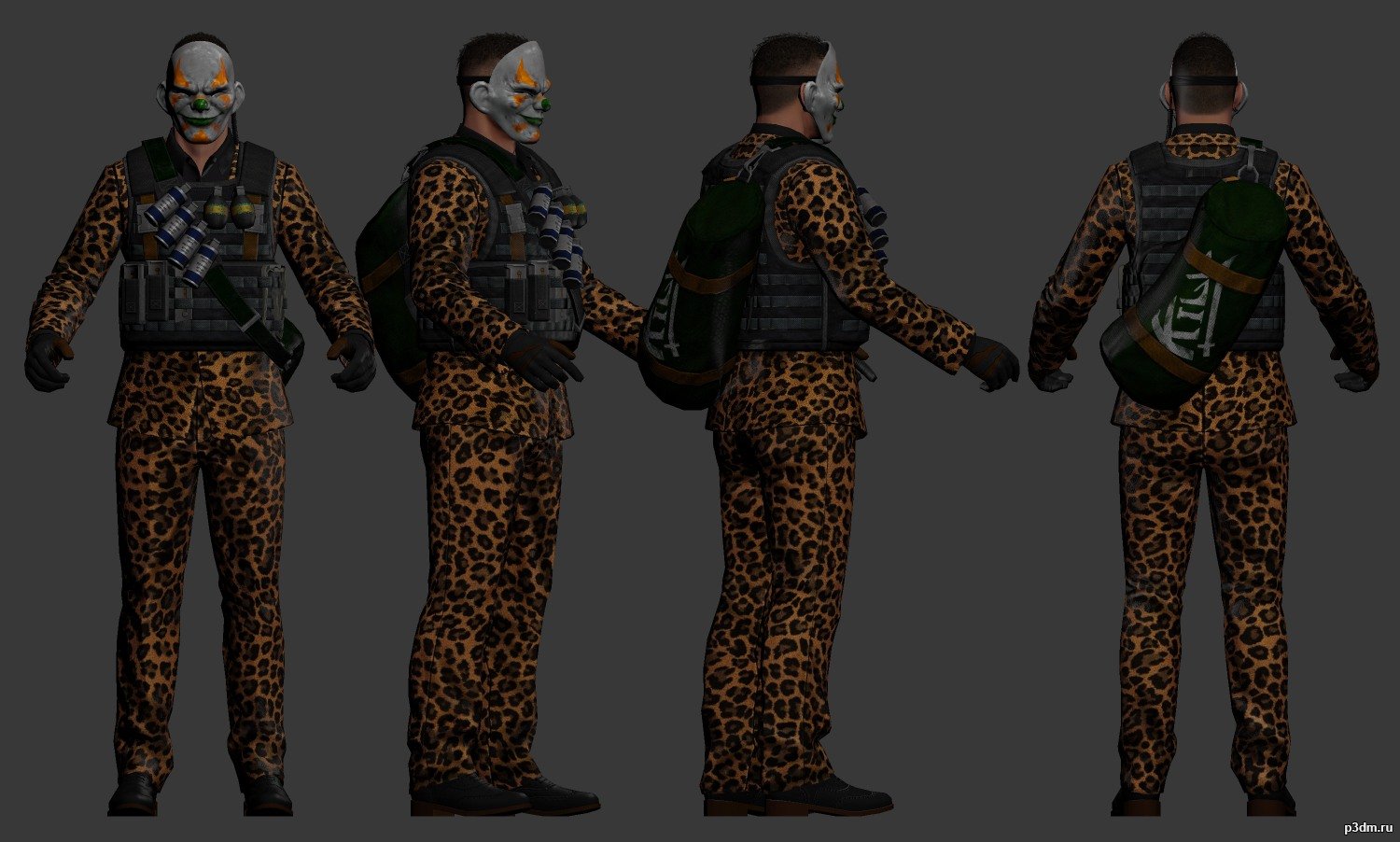Leopard killjoy 3D Model
