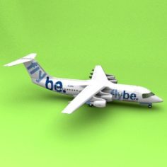 BAE-146 Flybe 3D Model