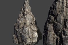 Rock stone lowpoly 3D Model