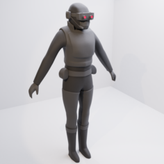 Special Force Soldier 3D Model
