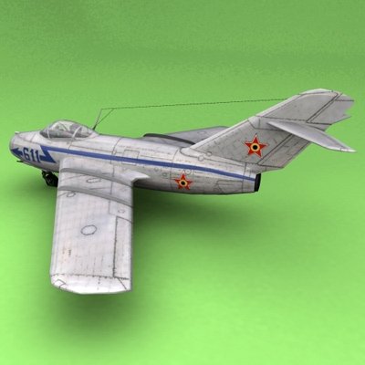 MiG-15Romania 3D Model