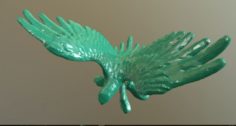 Statuette – Bird 3d print model 3D Model