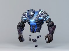 Thunder Elemental Creature 3D Model