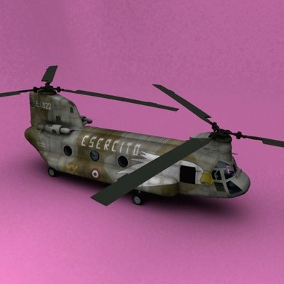 Ch-47 Italy 3D Model