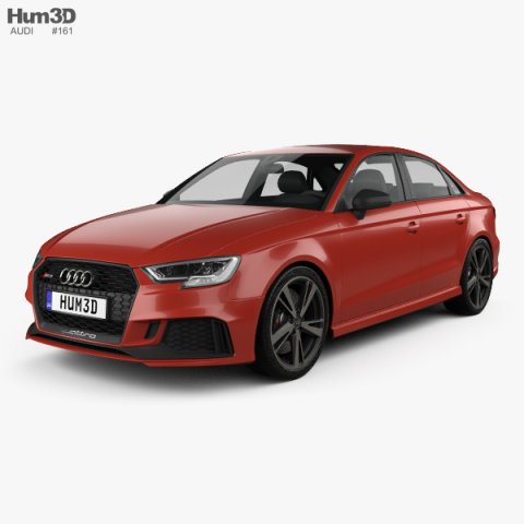 Audi RS3 Sedan 2017 3D Model