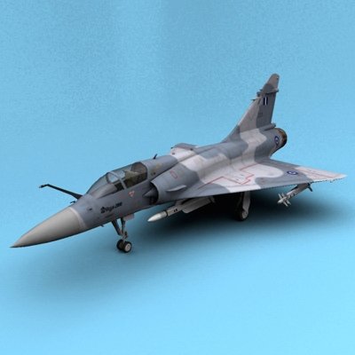 Mirage 2000 Greece 3D Model