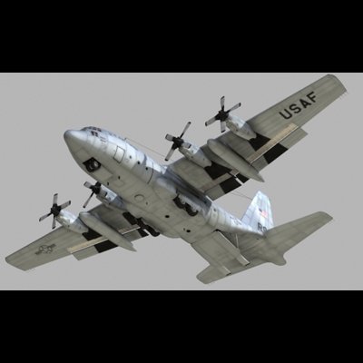 C-130 USAF 3D Model