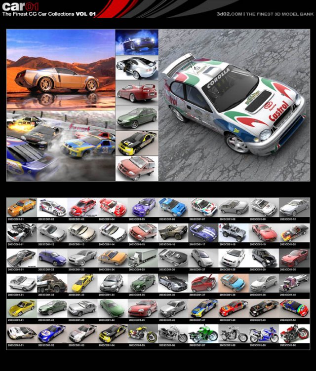 Cars Collection – 70 model – max tga jpg 3D Model