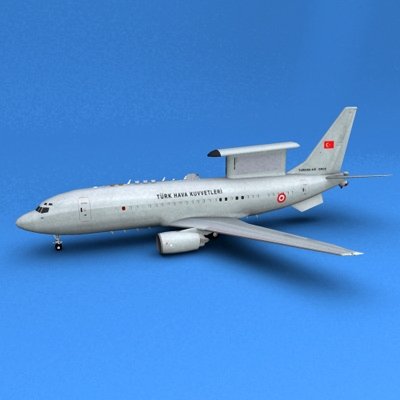 Turkey AWACS 3D Model