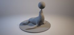 Statuette – Fur seal 3d print model 3D Model