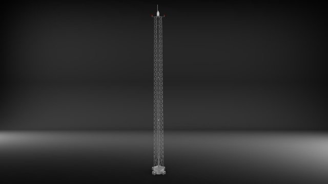 Mast Antenna 7 3D Model