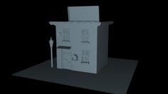 Restaurant and Bar 3D Model