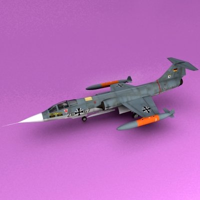 F-104 3D Model