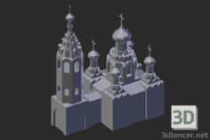 3D-Model 
Cherkizovo. The Intercession Church