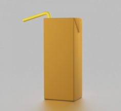 Tetrapark juice pack 3D Model