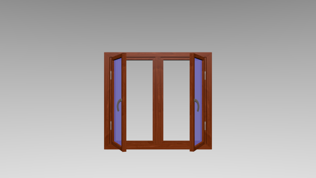 Windows open and close 3D Model