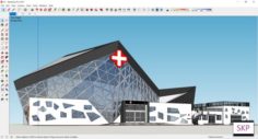 Sketchup Hospital F3 3D Model