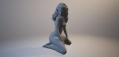 Statuette – Beautiful girl 3d print model 3D Model