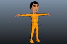 Game Death Bruce Lee 3D Model