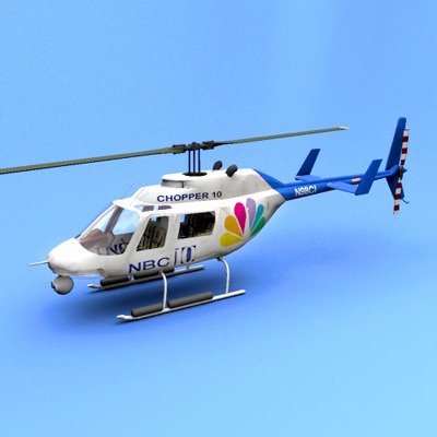 Bell 206 NBC 3D Model