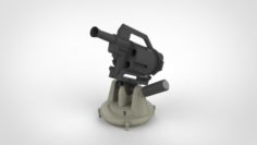 Grenade machine gun 3D Model