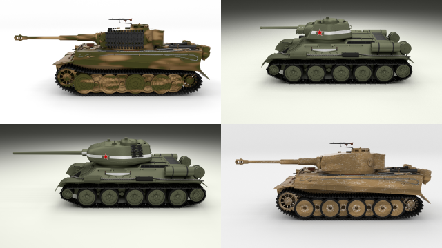 Eastern Front Armor Pack v1 3D Model