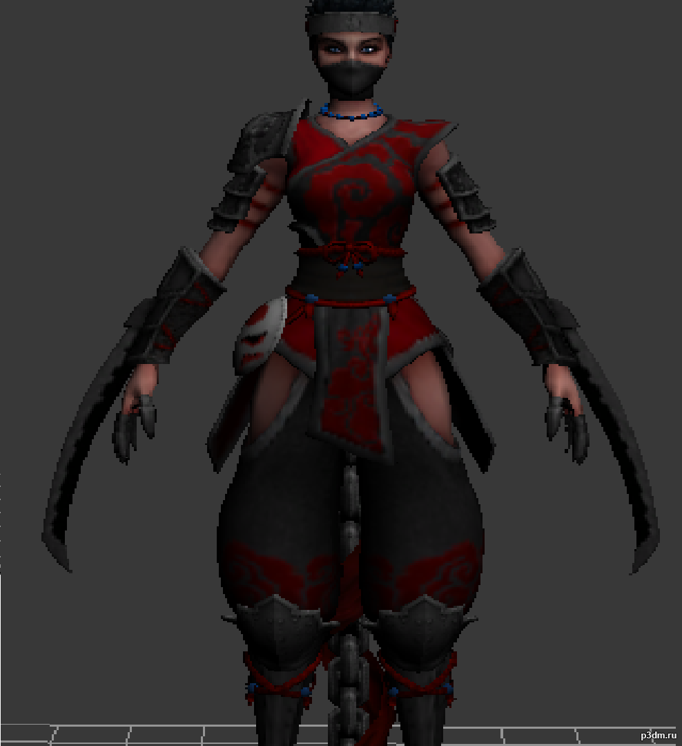 Serqet NINJA 3D Model