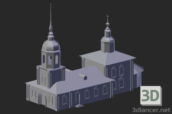 3D-Model 
Vologda. Alexander Nevsky Church