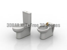 Duravit Foster WC Pan Bidet 3D Collection