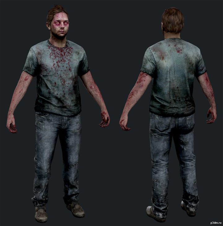 (DLC) Infected “Runner” Adam 3D Model