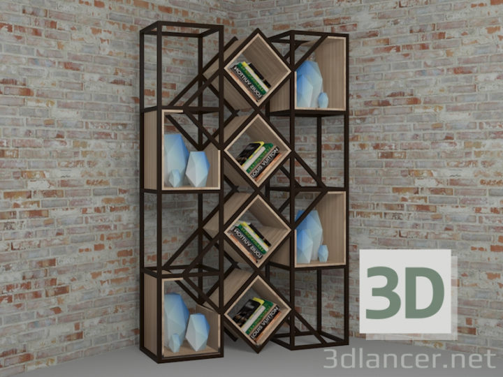 3D-Model 
Shelves