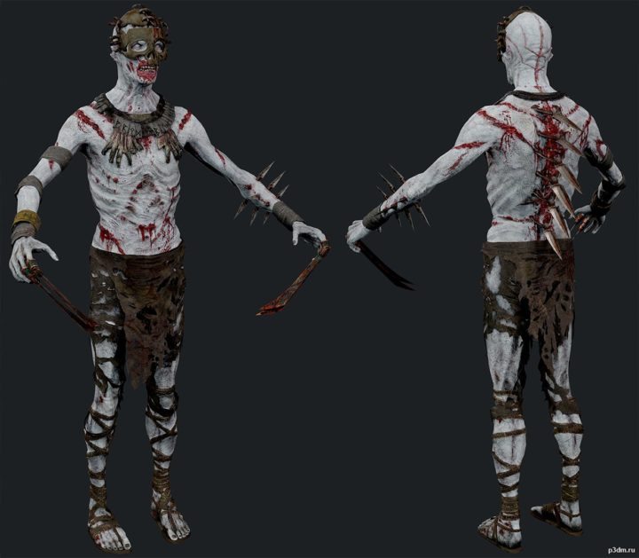 Zombie Corpse Eater 3D Model