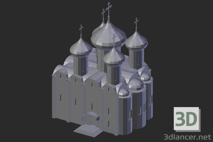 3D-Model 
Vologda. Sophia Cathedral