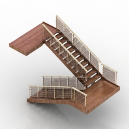 Stair 3d Model 3dhunt Co