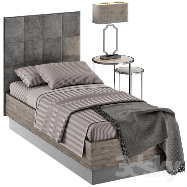 Single Bed 08 3d Model 3dhuntco - single bed 3d model free download