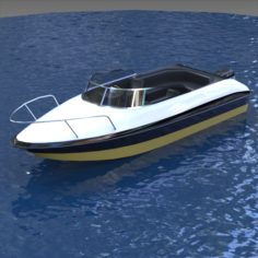 Generic Sport Boat 3D Model