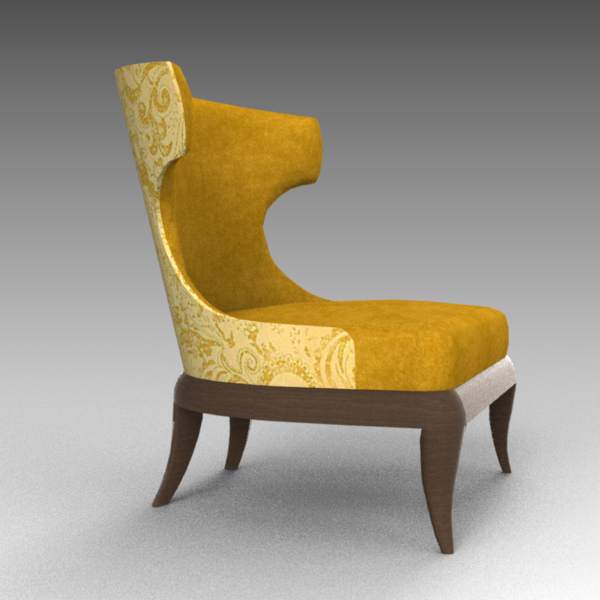 Tirolo Rose chair 3D Model