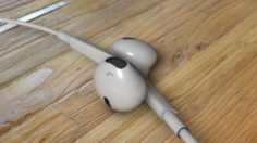 Apple Earpods 3D Model