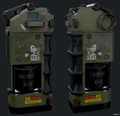 Tactical: Jammer Grenade 3D Model