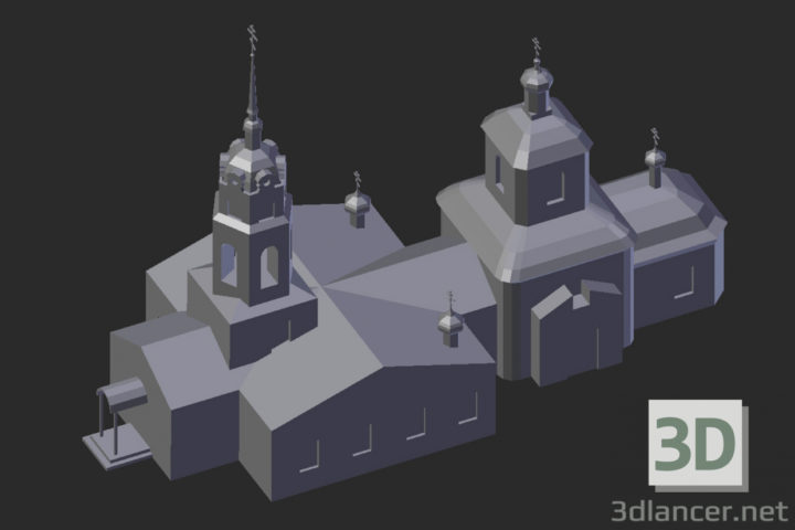 3D-Model 
Altufevo. Holy Cross Church