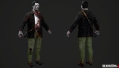Classic Frank Zombie 3D Model
