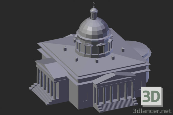 3D-Model 
Moscow. Danilov Monastery. Trinity Cathedral