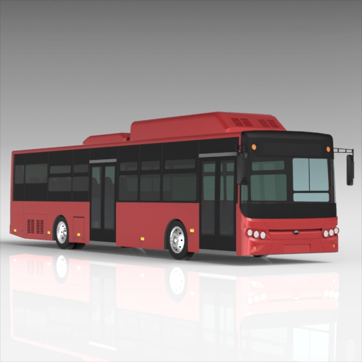 Yutong Electric Bus 3D Model