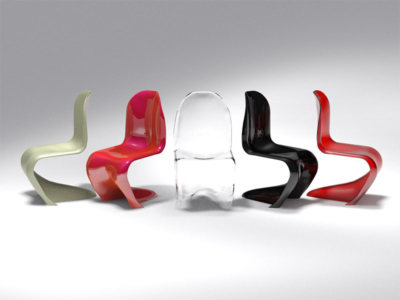 Visitor Chair 9 Free 3D Model