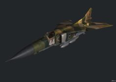 MiG-23 (low-poly) 3D Model